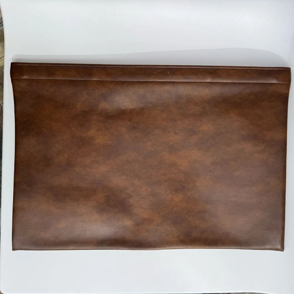 Portfolio Brown Pleather American Dairy Science Assn 1983 UW Madison VTG